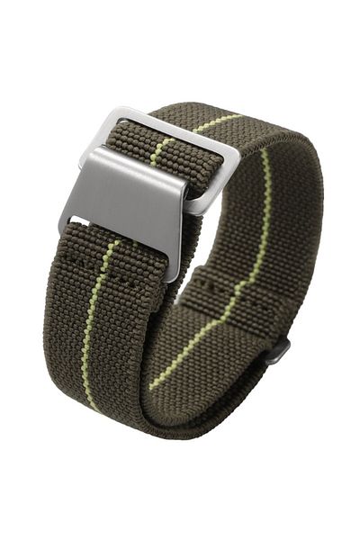 Choice 20mm Army green yellow 18mm 20mm 22mm French Troops Parachute Bracelets Elastic Nylon Braided Watch