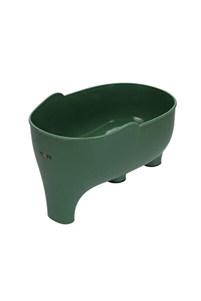 Choice army green Sink Strainer Elephant Sculpt Leftover Drain Basket Fruit a...