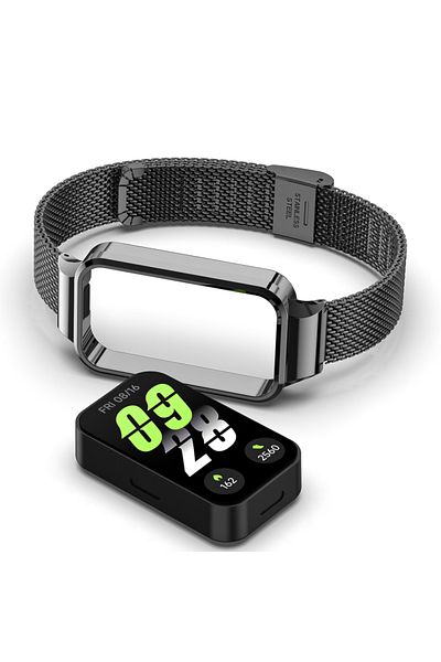 Choice for Xiaomi 9 Active black 2 Case +Strap For Xiaomi Mi Band 9 Active Bracelet for Xiaomi Smart Band 9
