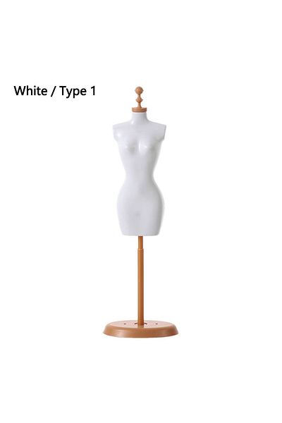 Choice white-type 1 Cute Dolls Display Holder Dolls Support For Doll Clothes Outfit Dress Mannequin Model S