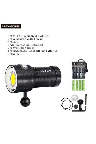 Choice BB1-1BTBC LetonPower Underwater Photography Light Highlight 12000Lumen...