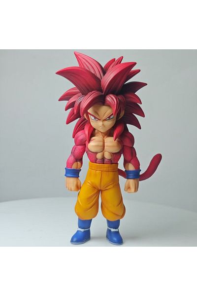 BANDAI WHITE Dragon Ball Daima Ssj4 Goku Figure Super Saiyan Son Goku Action Figurine Pvc Statue Collectibl