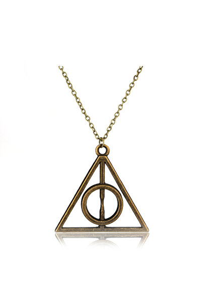 Choice قلادة مثلثة برونزية N384، قلادة "مقدسات الموت"، شخصيات ألعاب الحركة، م...