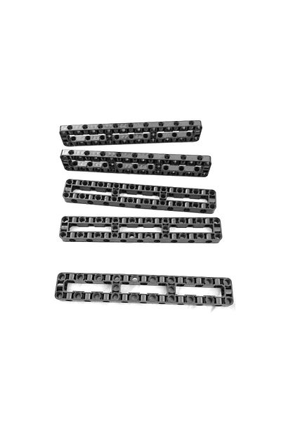 Choice 10PCS 3x19 Technical Modified Frame Thick Hole Arm Center Beam MOC Parts for Legoeds 67491 637702...