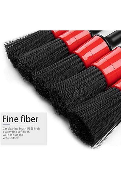 OEM Set of 5 car detailing brushes for cleaning the interior and exterior of the car, Various sizes