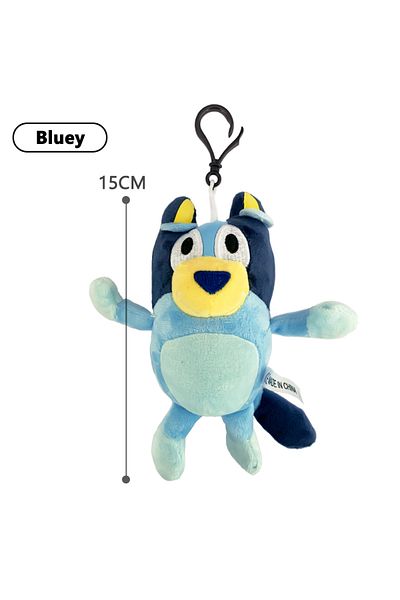 bluey 15cm Bluey 15CM Bluey Bingo Anime Plush Stuffed Dolls Pendant Backpack Decorations Children's Toy Do