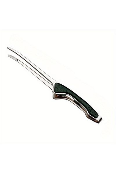 Choice green-silvery 1pc Stainless Steel Kitchen Tongs, Serving Tongs for Cooking, Metal Food Tongs with No