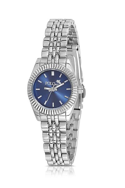 Polo Air Elegant Women Wrist Watch Silver Navy Blue Color Pl-1553B3X