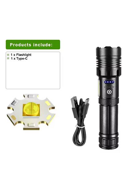 Choice 1PCS Super Powerful Led Flashlights High Power Rechargeable Torch Light Built-in Battery For Fishing