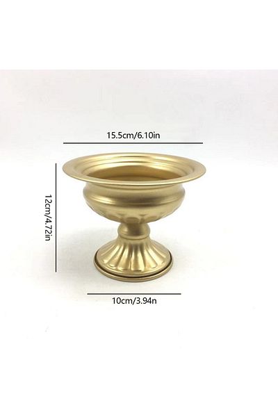 Choice A Retro Metal Flower Vase Dried Floral Arrangements Container Rustic Farmhouse Potted Wedding Tabl.