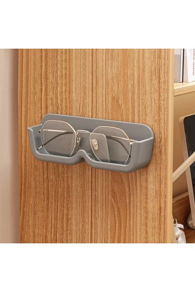 Choice Gray Glasses Display Cabinet Sunglasses Storage Box Wall Mounted Perforated Free Sunglasses Storage