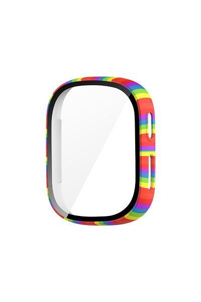 Choice for Xplora X5 Play rainbow Case for Xploar X6 Play Kids Smart Watch Screen Protector Hard Full All-A