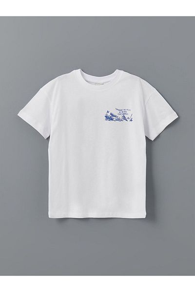 LC Waikiki Νέα σεζόν Crew Neck Boy's Tisort - S5IU43Z4