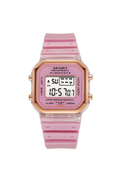 choice2 Pink New Children's LED Digital Watch Student Multi functional Outdoo...