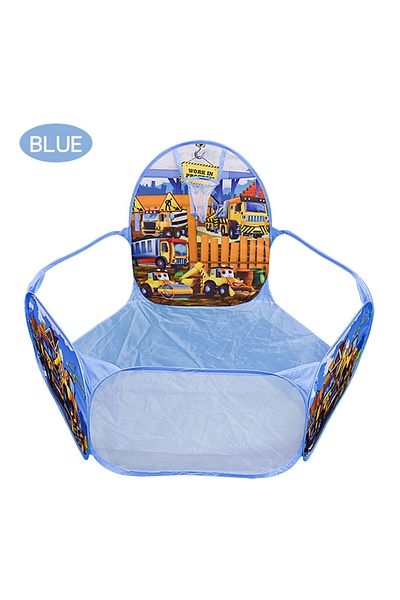 Choice Blue Children's Cartoon Engineering Car Shooting Pool Ocean Ball Pool Toys