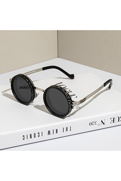 Choice نظارات شمسية جديدة ND2-400 فضية سوداء مستقطبة قابلة للتعديل بـ 9 مستوي...