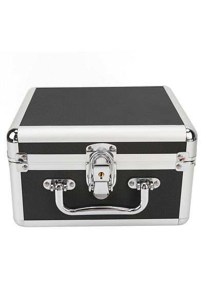 Choice black 2.5in Hard Drive Storage Box Convenient Handle 20 Bays Hard Drive Case Aluminum Alloy Security