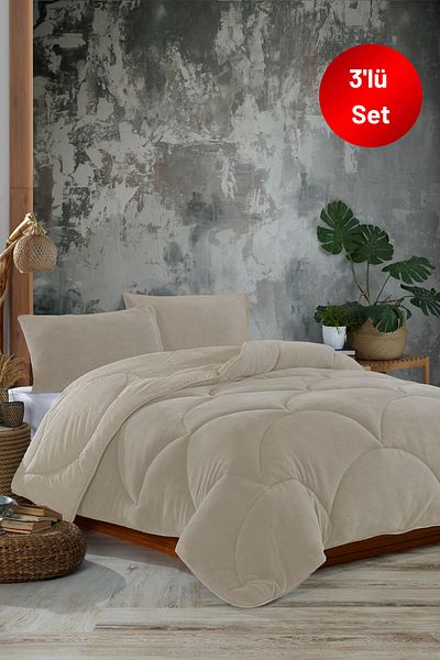 NANOSOFT Double Welsoft Sleeping Set – (Quilt + Fitted Sheet + 2 Pillowcases)