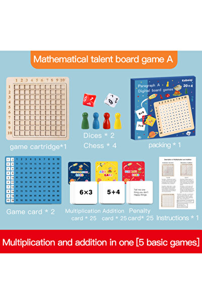 Choice1 جدول الضرب 941 99 لعبة رياضية تعليمية مونتيسوري لوح خشبي ألعاب للأطفا...
