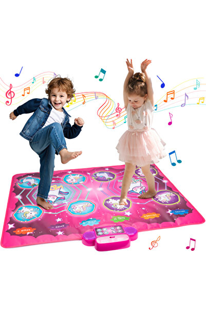 choice2 سجادة لعب موسيقية تعليمية للأطفال، مقاس 90×90 سم، بدون صندوق، مقاس 10...