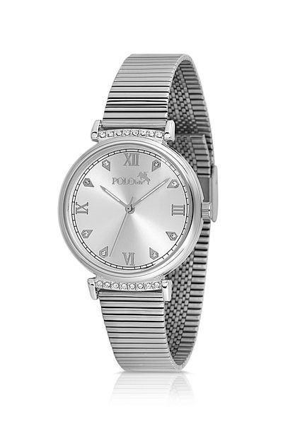 Polo Air Classic Women's Wrist Watch Silver Color Pl-1554B2X
