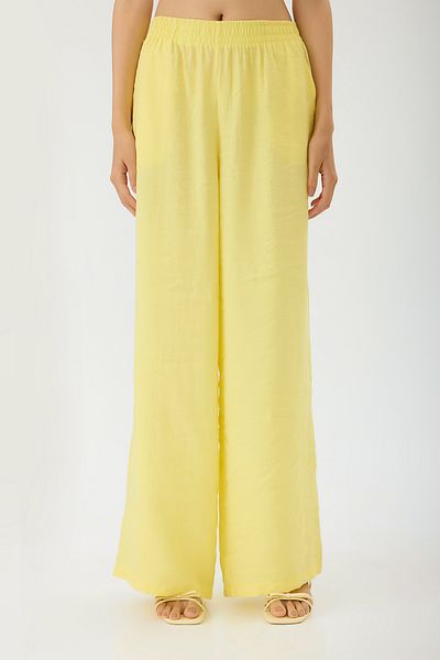 SEVİLEN Wide Leg Modal Trousers