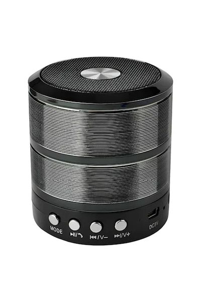 ABYZ Mini portable speaker, Metal body, Bluetooth, Miscro-SD Card. Radio, Aux, Black