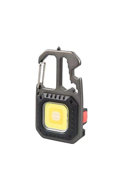 Choice gray Mini LED Flashlight Portable Keychain Work Light Rechargeable Outdoor Camping Light Pocket Wren
