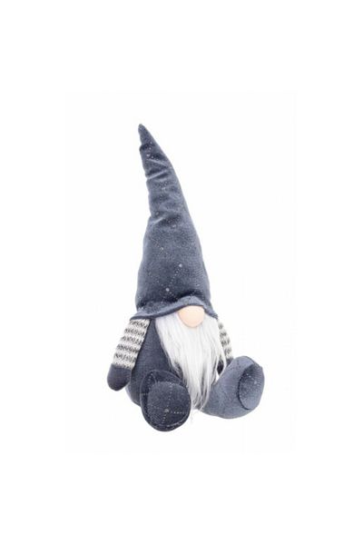 Bizzotto Santa Claus Figurine Grey 14x13x28 cm