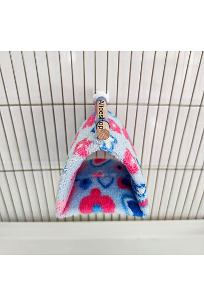 aliceshop Tent Bed Nest with Perches for Budgie Paradise Lovebird and Birds of All Sizes