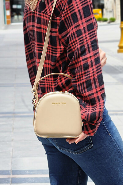 HAMILTON Original Design Mink Women's Shoulder Bag Handbag 3 Compartment Crossbody Bag