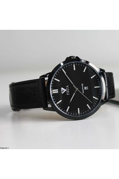 Fiesta Fs601011 Men's Wrist Watch with Leather Band