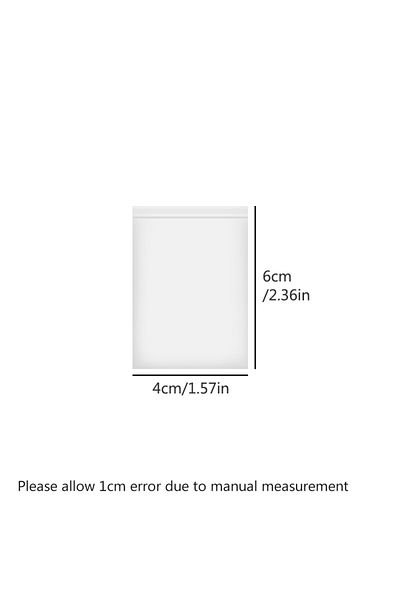 Choice 4x6cm500pcs Transparent Ziplock Bag, Sealed Department Store Bag, Small Jewelry Parts, Small Accesso