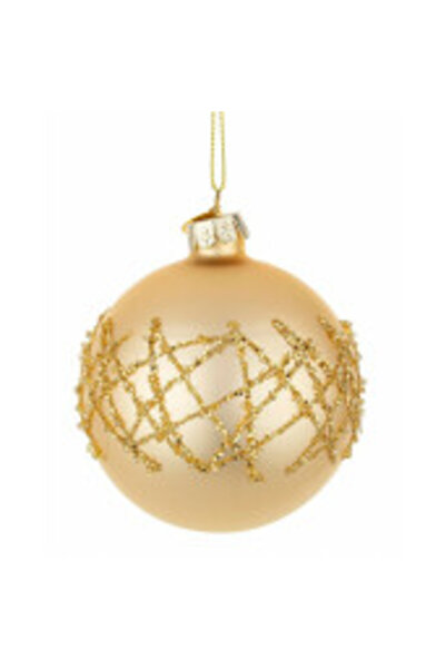 Bizzotto Σετ 12 globuri sticla aurie Embellish 8 cm