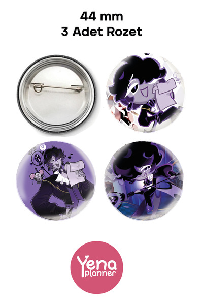 Yenaplanner Cookie Run Kingdom Çanta Süsü / Rozet Seti