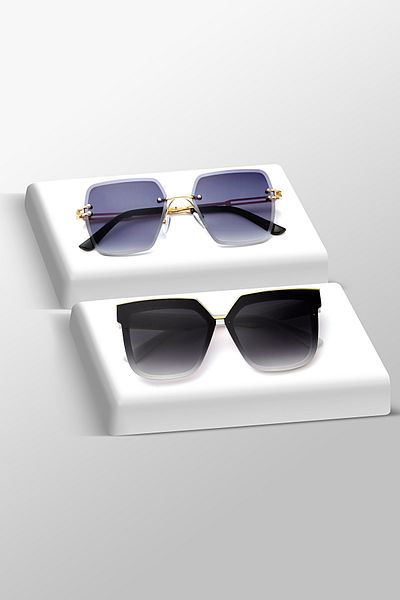 Nilu Moda Set of 2 Sun Glasses