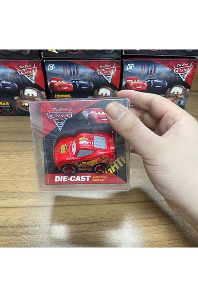 Disney red Disney Pixar Cars 3 Die-cast Car Model Lightning McQueen Mini 6pcs Gift Set Cartoon Pull-Back Ca