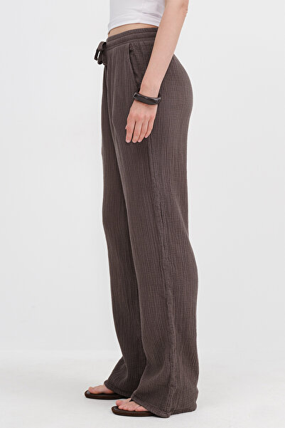 Addax Tie Waist Trousers Pn7043