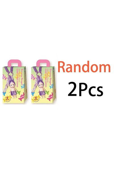 Choice US PLUG Random 2Pcs S Angel Doll Candy House Series Blind Box Cute Doll Keychain Pendant Trendy Hand