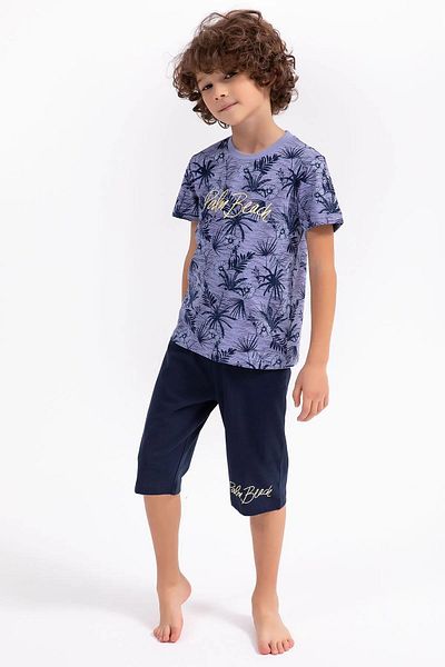 ROLY POLY 2717 Palm Pattern Shorts Set (Father Son Can Be Combined)