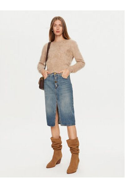 Vicolo Fustă din denim pentru femei DS0060 albastră
