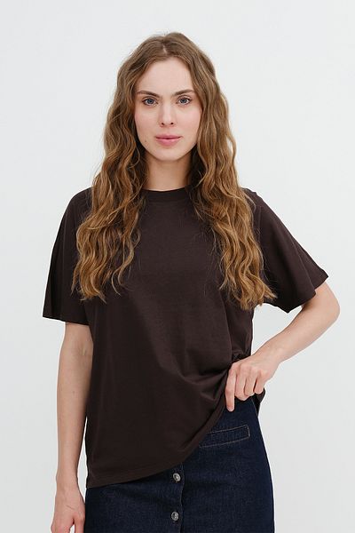 Addax Short Sleeve Oversize Basic T-shirt P0730-J6J7Y4
