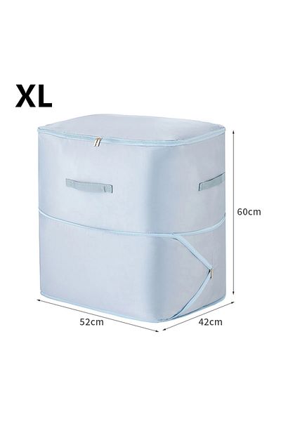 Choice 1pc Blue-XL Compression Dustproof Organizer Storage Bag Large Capacity Moisture-proof Clothes Quilt
