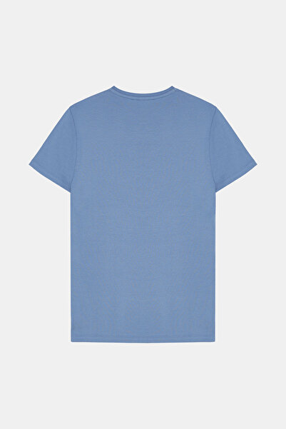 W Collection Blue Crew Neck T-Shirt