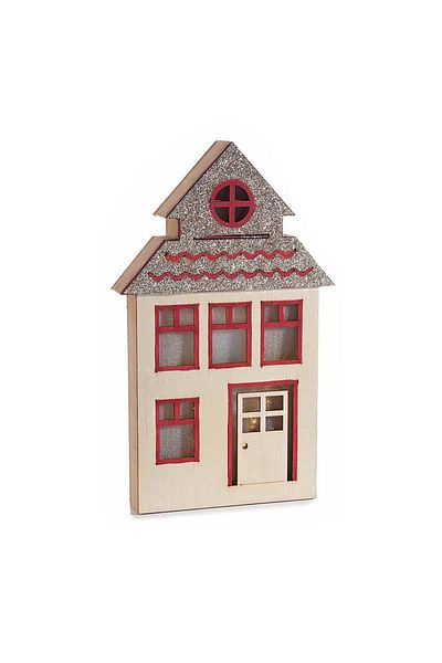Decorer Casuta cu leduri 11x2.5x19 cm