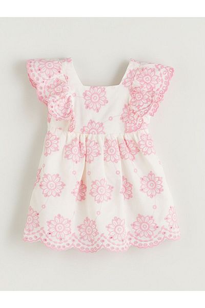 LC Waikiki Βρεφικό φόρεμα LCW Baby Girl Floral Brode