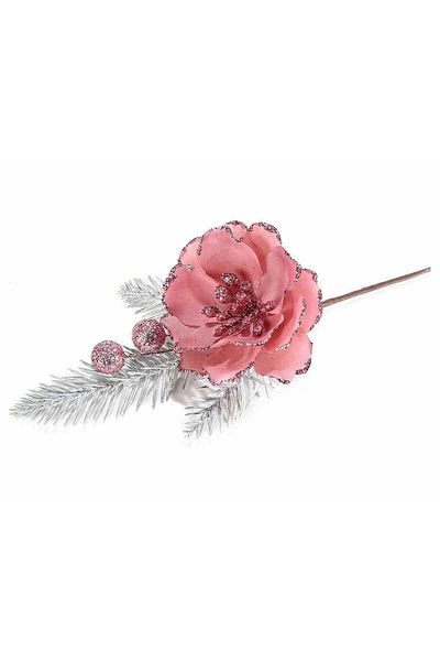Decorer Set 5 Anemone artificiale roz 22.5 cm