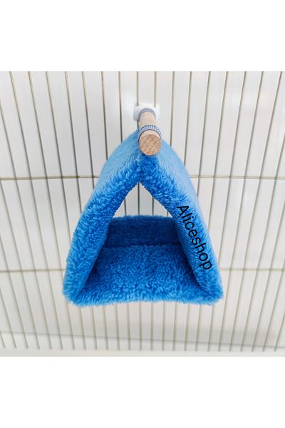 aliceshop Tent Bed Nest with Perches for Budgie Paradise Lovebird and Birds of All Sizes