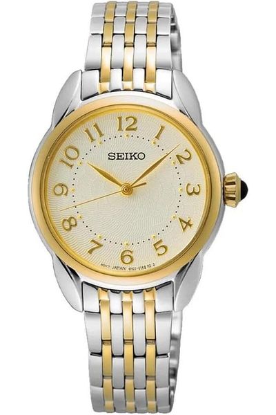 Seiko SUR562P1 Women's Analogue Quartz Watch with Stainless Steel Strap
