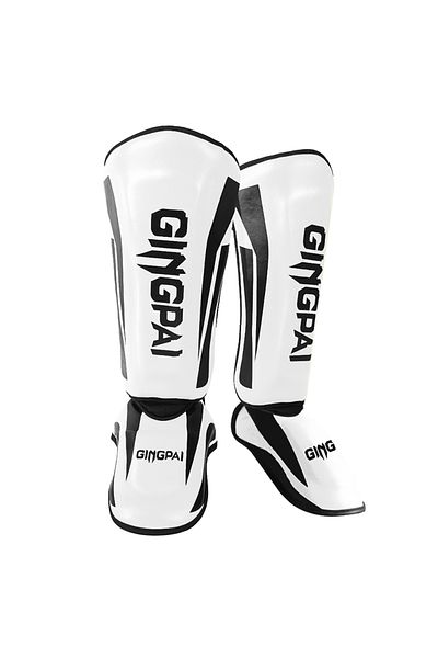 Choice S DY White Kickboxing Boxing Shin Guard Pads Muay Thai Martial Arts Sanda Wushu Leg Protector Taekw